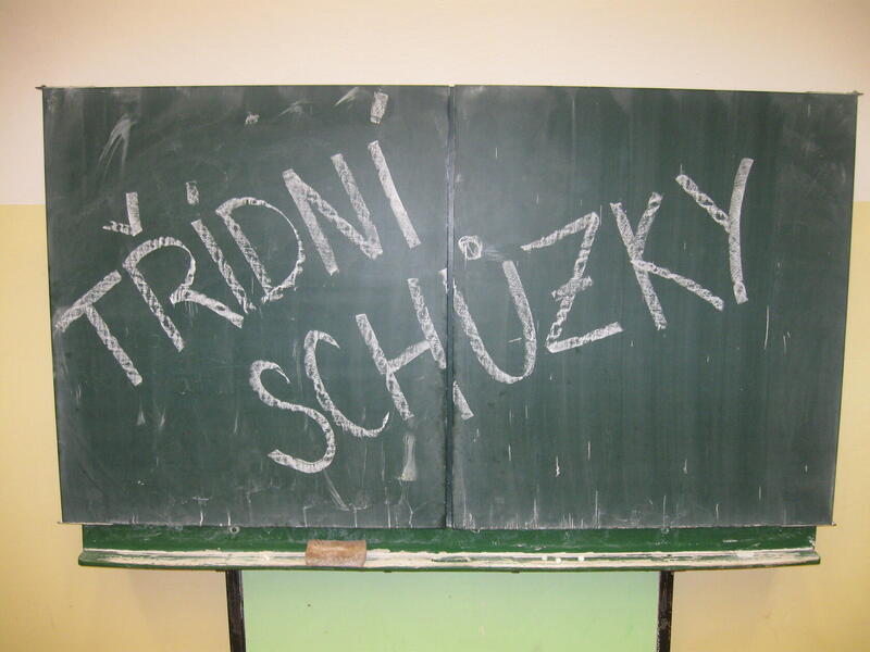 Třídní schůzky + koonzultace s vyučujícími - středa 22.4.